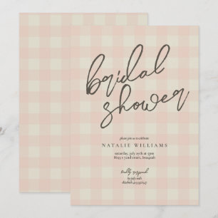 Buffalo Kariert Brautparty Einladung