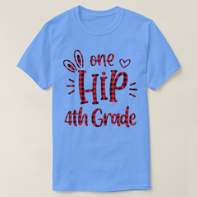 Buffalo Kariert eins Angesagten 4. Klasse Bunny Ea T-Shirt (Design vorne)