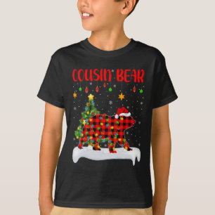 Buffalo Kariert Family Matching Cousin Bear Christ T-Shirt