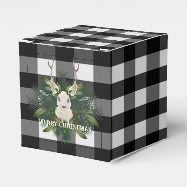 Buffalo Kariert Festivals Weihnachten Geschenkschachtel (Vorderseite)