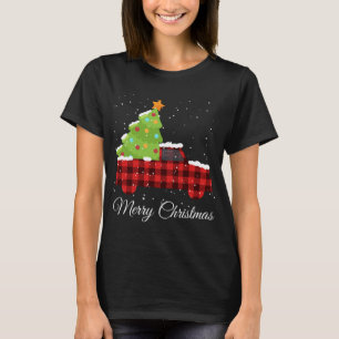 Buffalo Kariert Frohe Weihnachts-Red Truck mit Chr T-Shirt