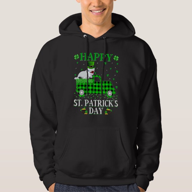 Buffalo Kariert Green Truck Beluga Whale Fish St P Hoodie (Vorderseite)