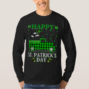 Buffalo Kariert Green Truck Orca Fish St Patrick S T-Shirt