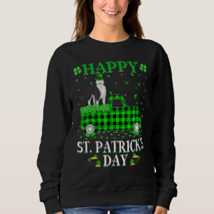 Buffalo Kariert Green Truck Siberischer Husky Dog  Sweatshirt