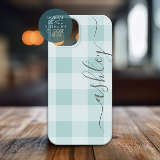 Buffalo Kariert Karo Kalligrafie KANN Farbe bearbe Case-Mate iPhone 14 Hülle