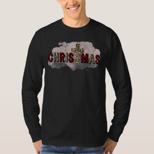 Buffalo Kariert Leopard Print God Jesus Faith Cros T-Shirt