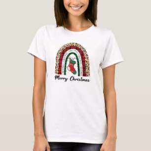 Buffalo Kariert & Leopard Printbüffel T-Shirt
