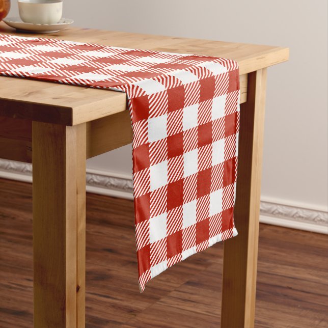 Buffalo Kariert Long Table Runner Großer Tischläufer (Beispiel)