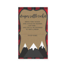 Buffalo Kariert Lumberjack Babydusche Windelwindel