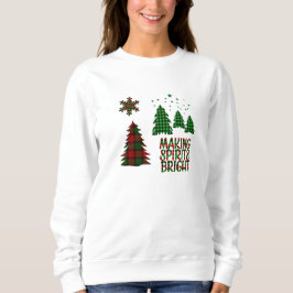 Buffalo Kariert Making Spirits Bright Sweatshirt