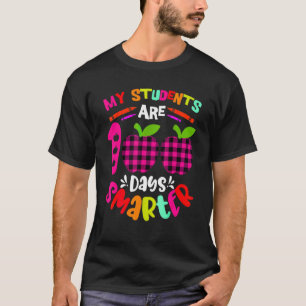 Buffalo Kariert meine Schüler sind 100 Tage klüger T-Shirt