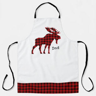 Buffalo Kariert Moose Personalisiert Schürze