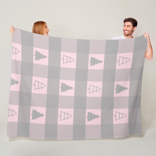 Buffalo Kariert Ornament Weihnachten Fleecedecke (Beispiel)