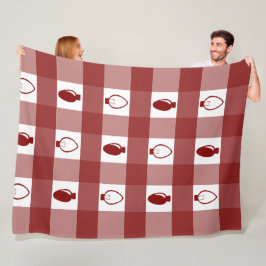 Buffalo Kariert Ornament Weihnachtsbrille Fleecedecke