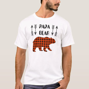 Buffalo Kariert Papa Bear T-Shirt