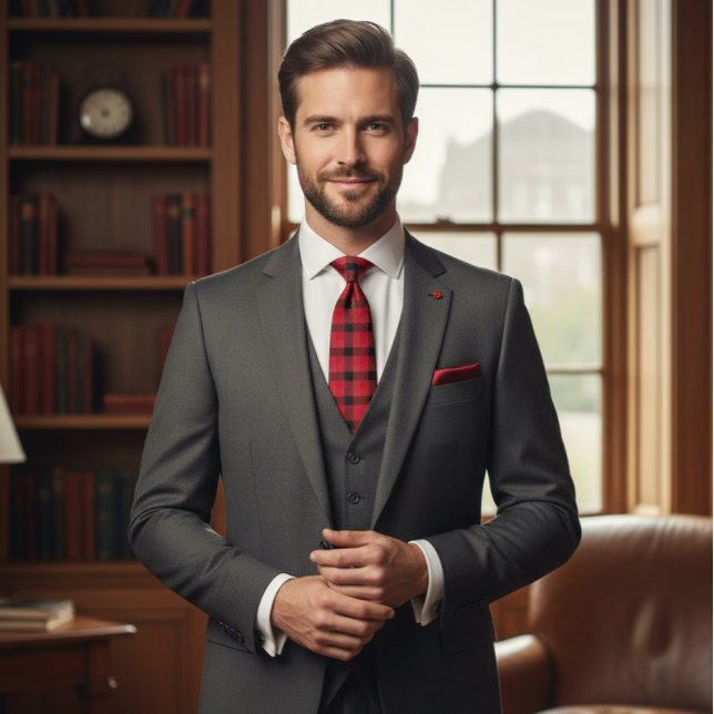 Buffalo Kariert Pattern Krawatte (Von Creator hochgeladen)