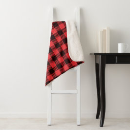 Buffalo Kariert Pattern Sherpadecke