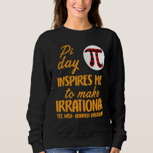 Buffalo Kariert Pi Symbol Pi Day Inspiriere mir Ma Sweatshirt