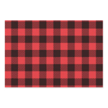 Buffalo Kariert Rot und Schwarz