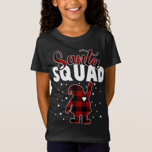 Buffalo Kariert Santa Squad Weihnachtsfamilie Matc T-Shirt