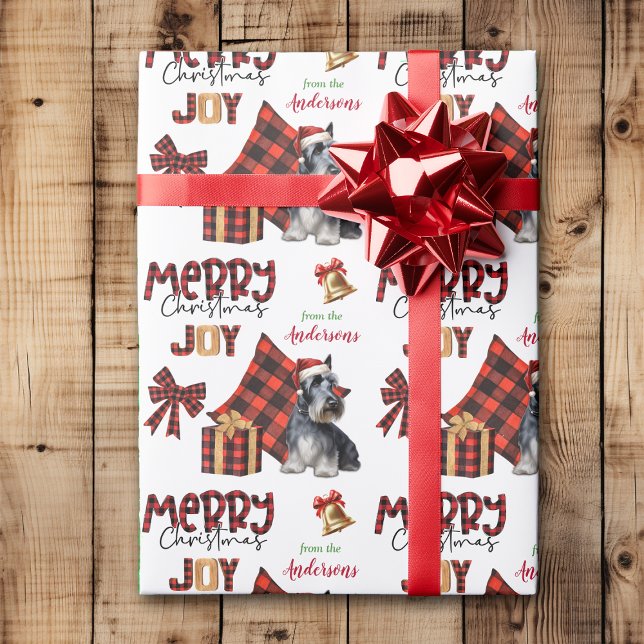 Buffalo Kariert Scottish Terrier Dog Weihnachten Geschenkpapier (Von Creator hochgeladen)