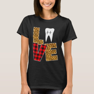 Buffalo Kariert Toothpaste Zahnzahnzahnweine T-Shirt