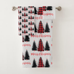 Buffalo Kariert Tree Trio Badhandtuch Set