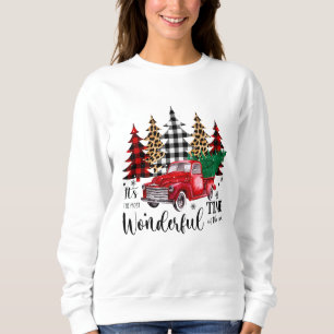Buffalo Kariert Truck Christmas Sweatshirt