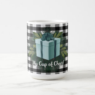 Buffalo Kariert Weihnachtsgeschenk   AQUAMARIN Kaffeetasse