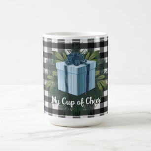 Buffalo Kariert Weihnachtsgeschenk Blau Kaffeetasse