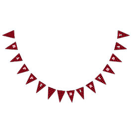 Buffalo kariert wimpelkette