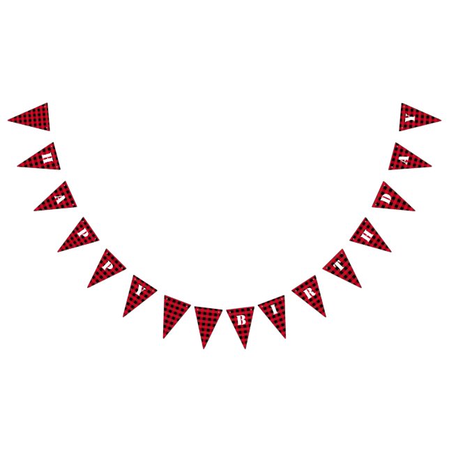 Buffalo kariert wimpelkette (Alle)