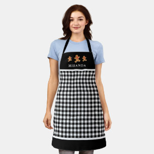 Buffalo Karierte Lebkuchen Männer mit Namen Weihna Schürze