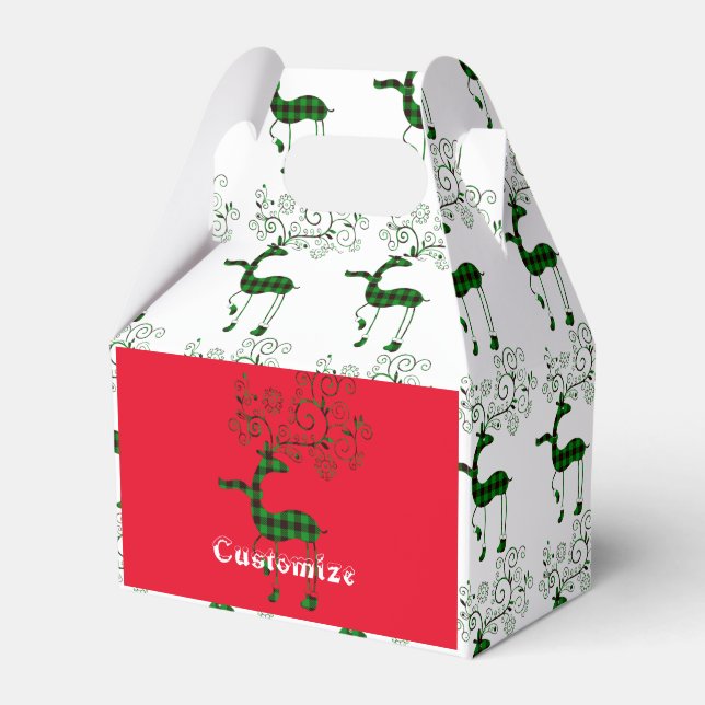 Buffalo Karierte Weihnachtsferd Thunder_Cove Geschenkschachtel (Vorderseite)