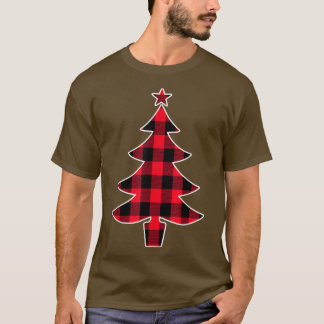 Buffalo Karierten Weihnachtsbaum für Mama Vater un T-Shirt