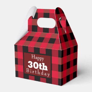 Buffalo karierter Geburtstag Geschenkschachtel