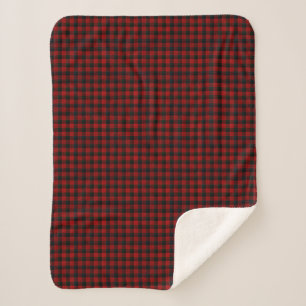 Buffalo Kariertes Muster Sherpa Blanket Sherpadecke