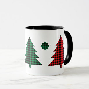 Buffalo-Karo-Bäume Tasse