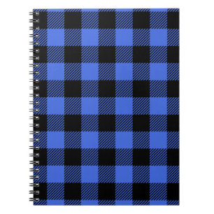 Buffalo Karo Blue & Black Lumberjack Kariertes Dek Notizblock