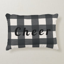 Buffalo Karo Cheer Black Typografy Holiday