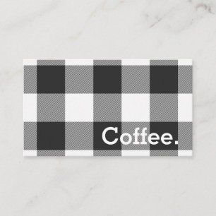 Buffalo Karo Einfache Kaffeekarte Treuekarte