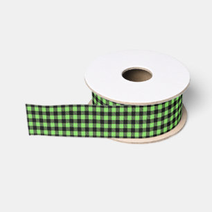 Buffalo-Karo-Grosgrainband Ripsband