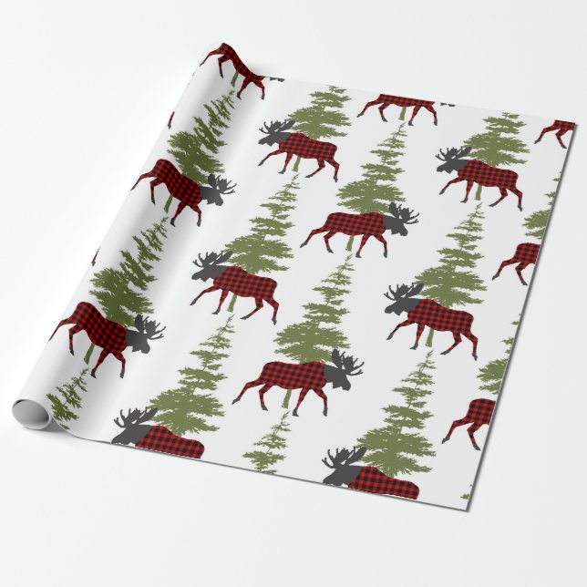 Buffalo Karo Moose Geschenkpapier (Ungerollt)