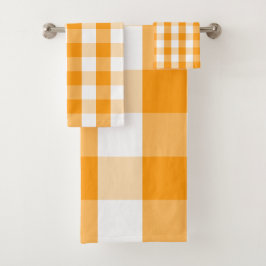 Buffalo Karo - Orange Citrus Badtuch Set
