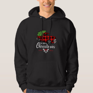 Buffalo-Karo-rot-LKW-Weihnachtsbaum Hoodie