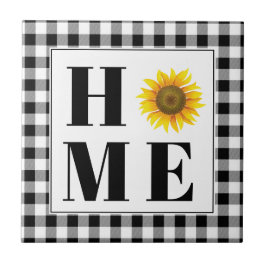 Buffalo Karo Sonnenblume "Zuhause" Fliese
