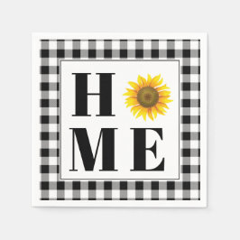 Buffalo Karo Sonnenblume "Zuhause" Serviette