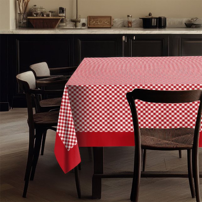 Buffalo Karo Tableclout Gemütlich Rotes Essen Tischdecke (Buffalo Check Tablecloth Cozy Red White Dining)