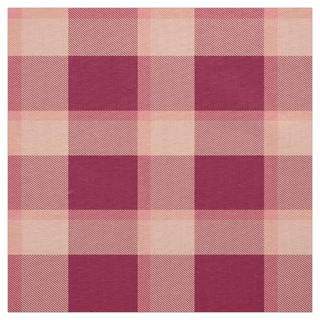 Buffalo-Karo trendy moderne Karos rot  Stoff (Muster)