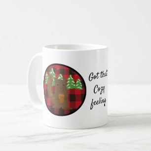 Buffalo-Karo-Waldtiere-Kaffeetasse Kaffeetasse